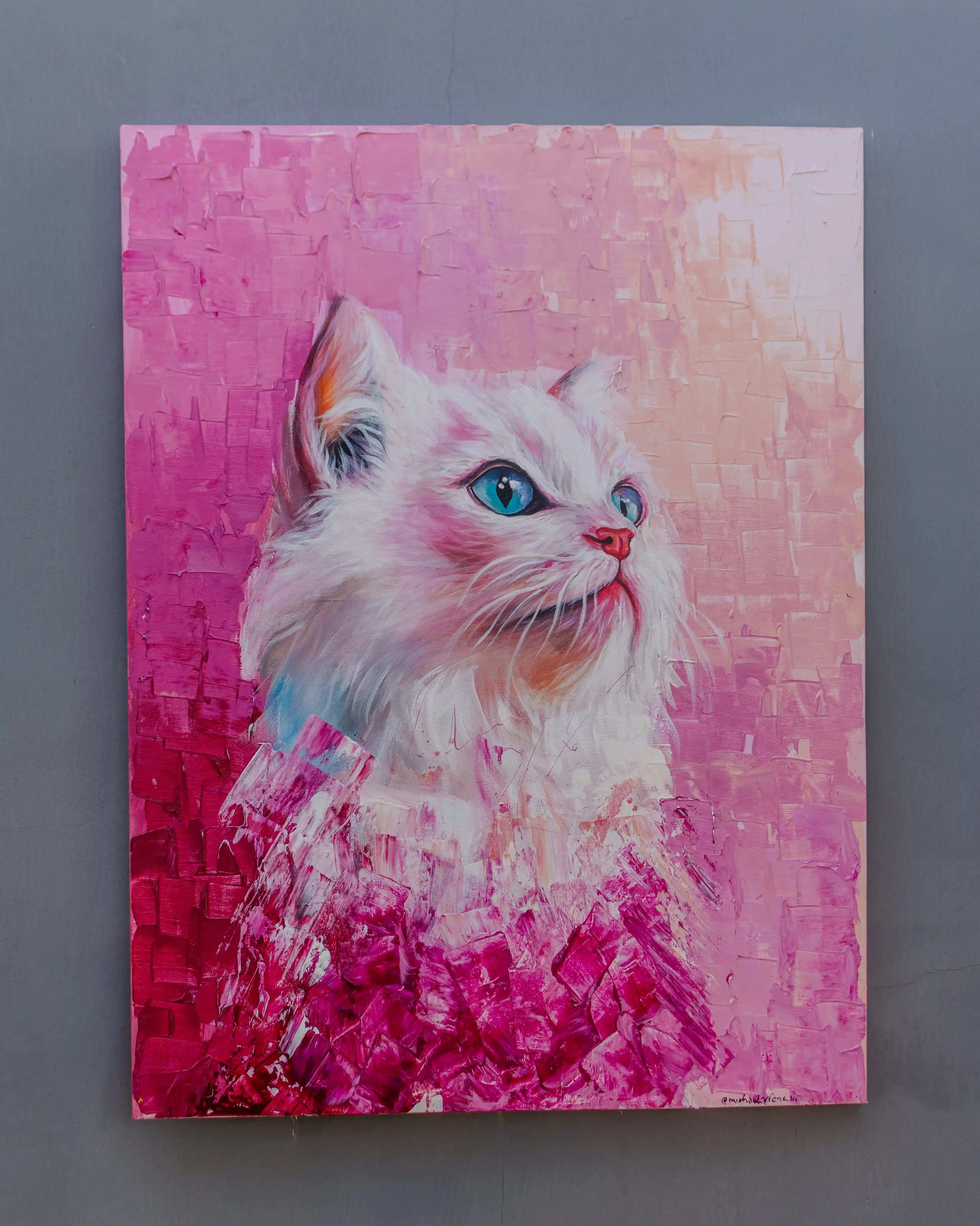 The Pinkest Kitty In Town
